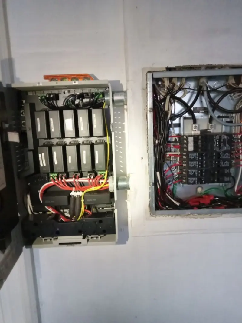 Electrical panel upgrade completed for Security Camera Wiring in Kearns